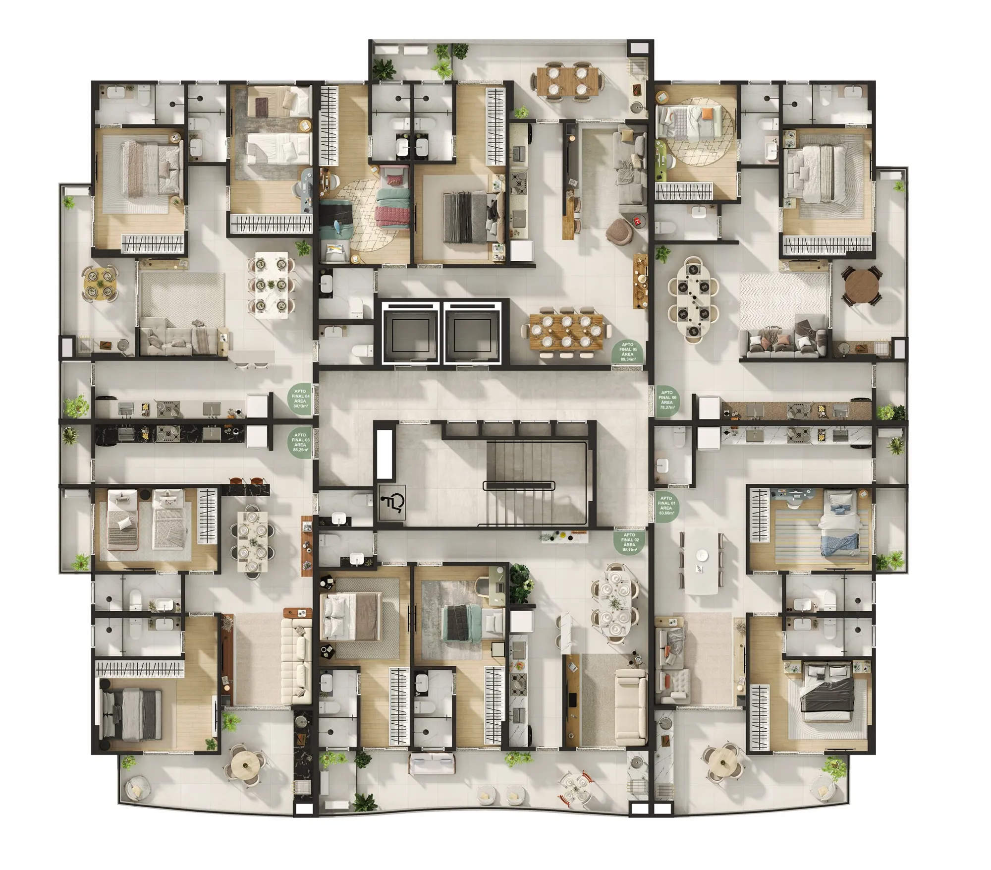 Planta 6 do Atlantic Square