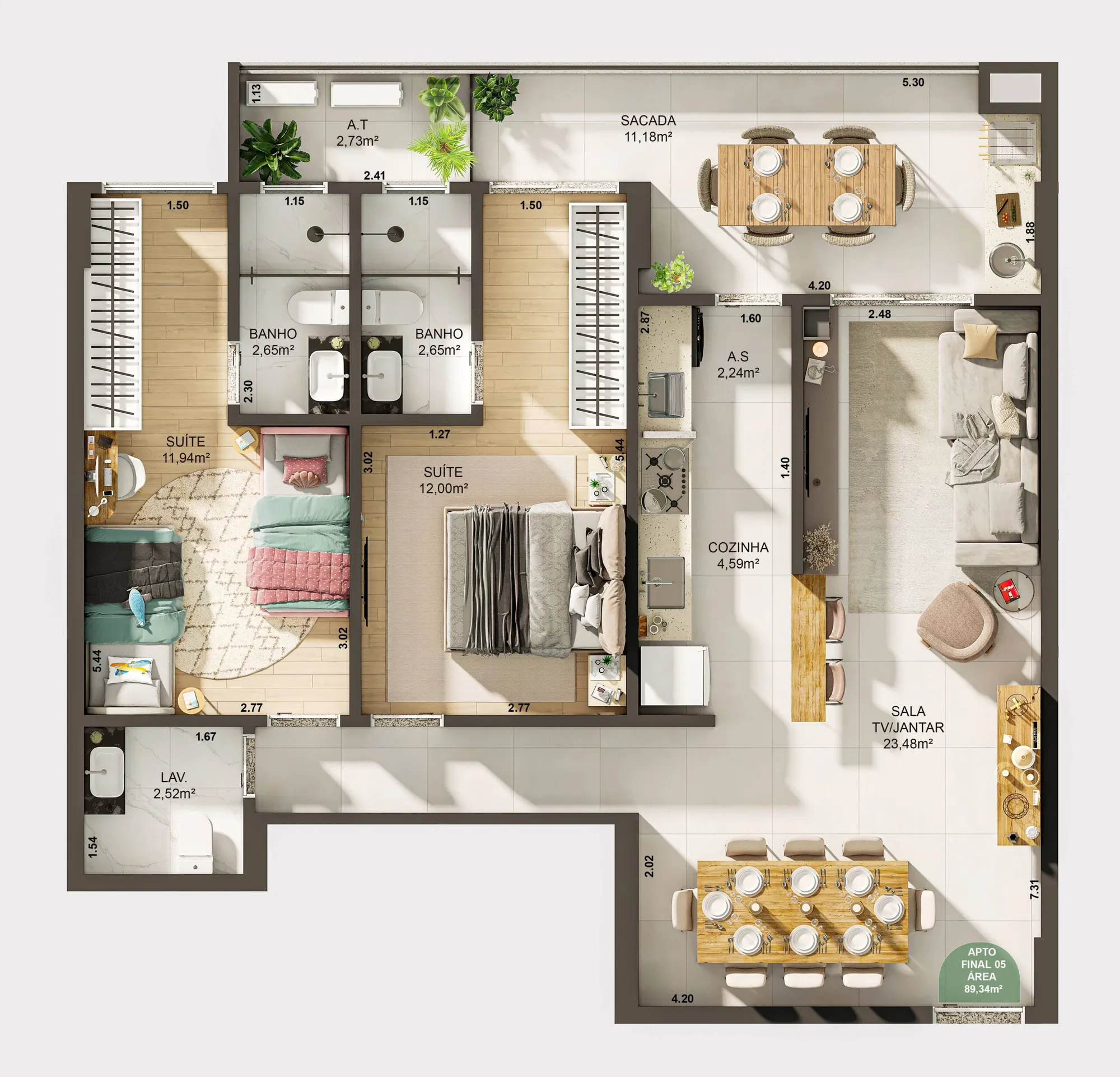 Planta 4 do Atlantic Square