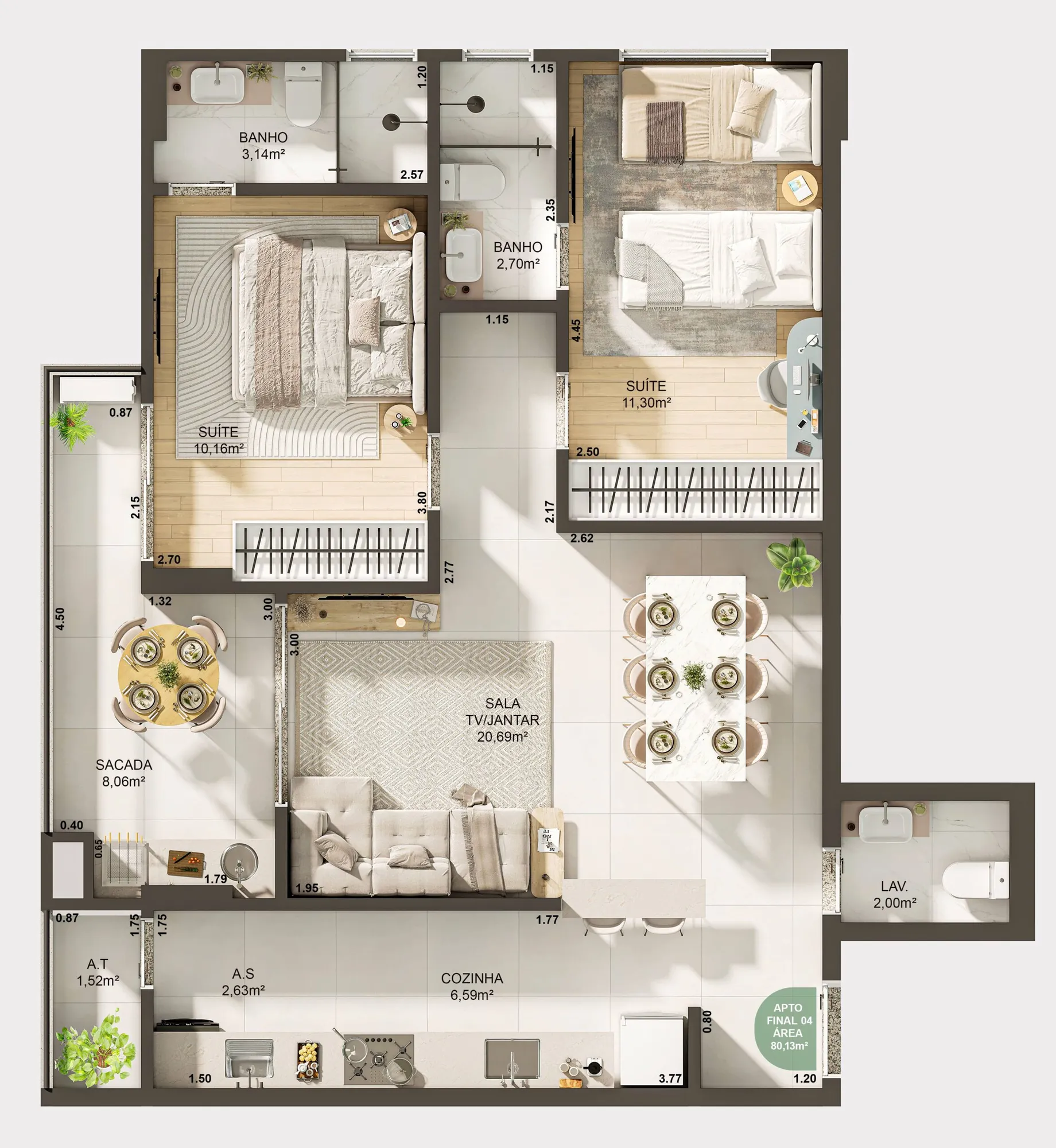 Planta 3 do Atlantic Square