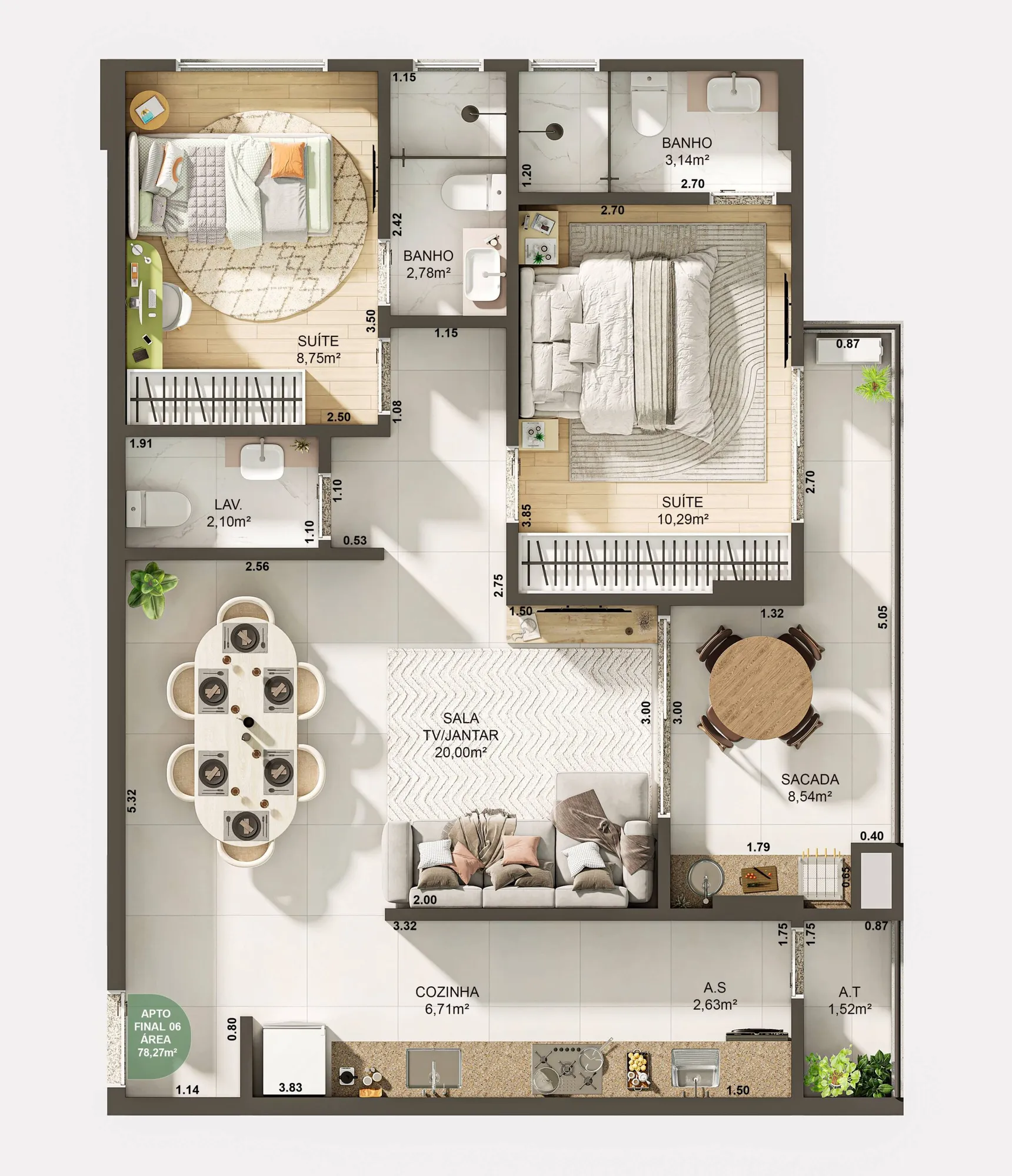 Planta 5 do Atlantic Square